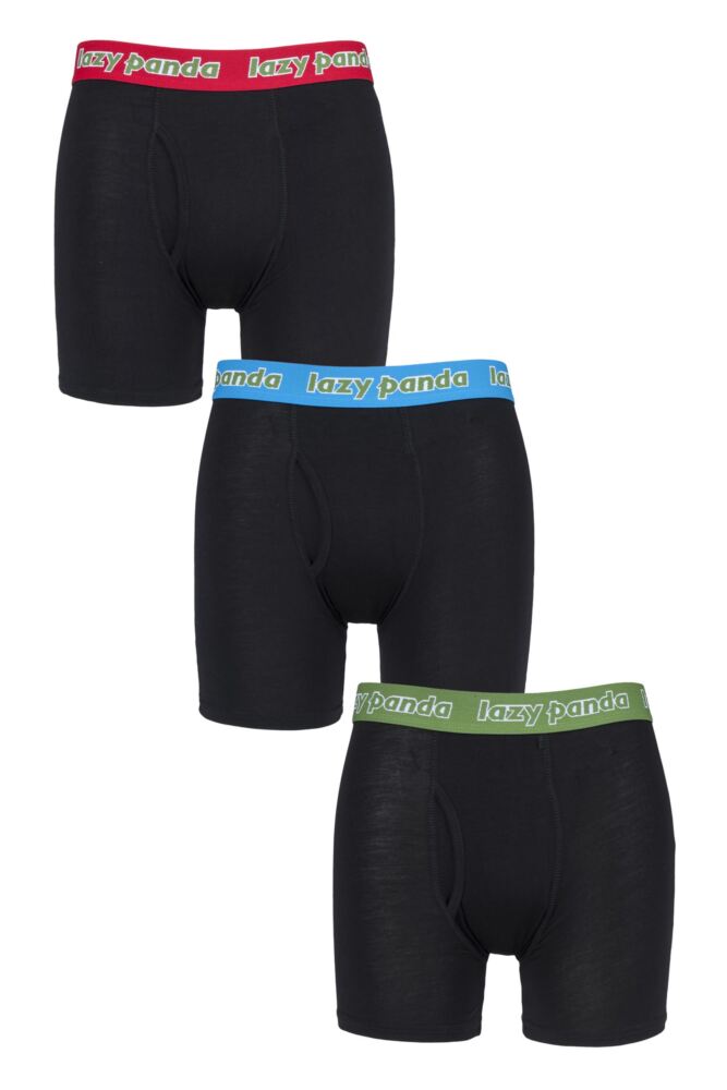 Lazy Panda Men’s Bamboo Keyhole Boxer Shorts (3 pairs) – lazypanda.co.uk