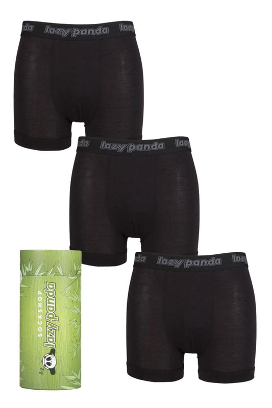 4 Pack Men's Underwear Bamboo Boxer Brief, Hypoallergenic