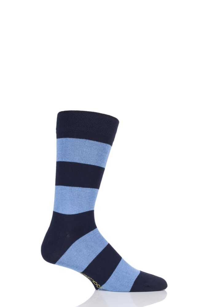 Men’s and Ladies’ Bamboo Colour Burst Striped Socks (1 pair)